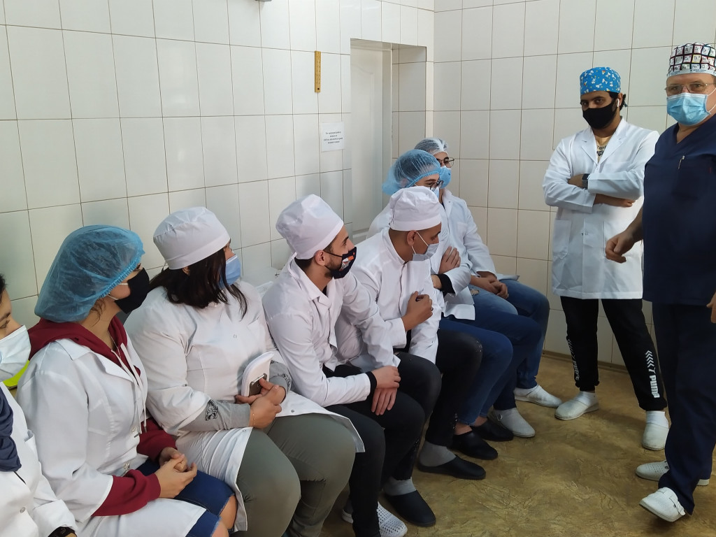 Зустріч зі студентами 4-го курсу стоматологічного факультету, громадянами Королівства Марокко